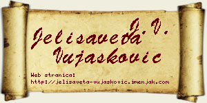 Jelisaveta Vujašković vizit kartica
